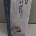 Osteo Cervical Pillow for Neck Pain Relief, Hollow Design Odorless Memory Foam Pillows with Cooling Case, Adjustable Orthopedic Bed Pillow for Sleeping, Support for Side Back Sleepers (Queen(25.5*16.5*5.2/4.1 inches), White)