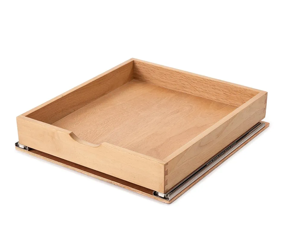 Pull Out Cabinet Drawers - 6x2 Size Options (12-23'W,18-21'D), Pre-Assembled with Soft Close Slides, Solid Beechwood, Easy Installation (21'W x 21'D)