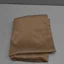 RYB HOME 100% Blackout French Door Curtain for Door Window with Dual Rod Pocket No Coating - Privacy Assured Thermal Insulated Room Darkening Drapes for Sidelight Window, W 36 x L 72, 1 Panel, Mocha