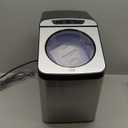 WIE Nugget Ice Maker Countertop, 44 lbs in 24 Hours, Pellet Ice Maker Machine with Self-Cleaning, 0.75 Gallon Tank & Scoop Included, Crushed Pebble Ice Makers for Home/Office/Bar/Party, Silver