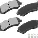 Cciyu D856 Front Ceramic Disc Brake Pads Kit Fit For Chrysler For Town & Country 2004-2007,For Voyager 2001-2003,For Dodge For Caravan 2001-2007,For Grand Caravan 2001-2004 4PCS
