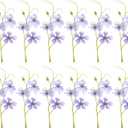PATIKIL 12Pcs Artificial Orchid Flower for Floating Candle Centerpieces Purple