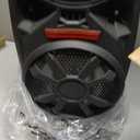 iLive Bluetooth Party Speaker with FM Radio, USB, LED Lights & Wheels