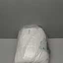 Tribeca Living 100% Cotton Blanket Queen Size - Oversized Luxury Bed Blanket for All Seasons - Soft Breathable Yarn Dyed Quality - Queen, White