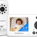 ChildsFarm Baby Essentials, Baby Monitor No WiFi, Portable Baby Monitor with 2.4" LCD Screen,Clear Night Vision,VOX,Feeding Timer, Crying Detection, Plug & Play,1000ft Wireless Range,for New Parents