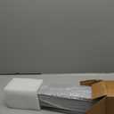 Cordless Zebra Blinds for Windows,Free-Stop Roller Zebra Shades,Light Filtering Blinds for Indoor Windows with Upgraded Cassette,Pull Down Privacy Window Shades for Home (25" W x 72" H, Grey)