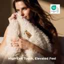 Bedsure GentleSoft Luxury Faux Fur Beige Throw Blanket for Couch, Extra Soft Fuzzy Fluffy Shaggy Blanket Gifts for Women, Warm Cozy Plush Comfrt Fleece Throw for Room Decor, 50x60 Inches