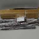 Matte Bronze Shower Curtain Rod,1 Inch Diameter Stainless Steel Adjustable Spring Tension Rods 32 to 80",with Holders,Anti-Slip,Curtain Rods No Drilling(1 Pack)