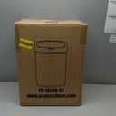 BestOffice | 13 Gallon Trash Can with Lid | Automatic Touchless Garbage Can | Odor Control | Modern Oval Design | Easy to Clean | Stainless Steel | Fits Any Kitchen, Bathroom, Office or Home