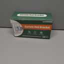 MUAKIOY No Drill Curtain Rod Holders, Heavy Duty Self Adhesive Curtain Brackets Hooks, Adjustable Nail-Free Stick on Wall Hangers for Bathroom, Bedroom, Kitchen and Livingroom (14 Pack)