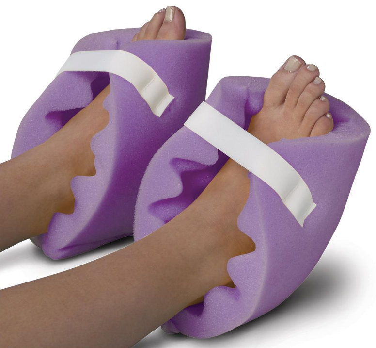 Medline Convoluted Foam Heel Protector Foot Positioner 12 Pair