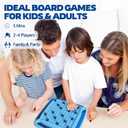 Magnet Game, Board Game for Kids 8-12, Magnetic Games for Kids and Adults Family Game Night, Gift for Kids, Teen, Adult, 2-4 Players (Blue)