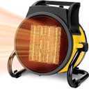 Outdoor Heaters for Patio, 1500W Garage Heater with Overheat Protection, 3S Fast Heating Electric Portable Electric Patio Heater, Greenhouse Heaters, Garage, Indoor Outdoor Use 