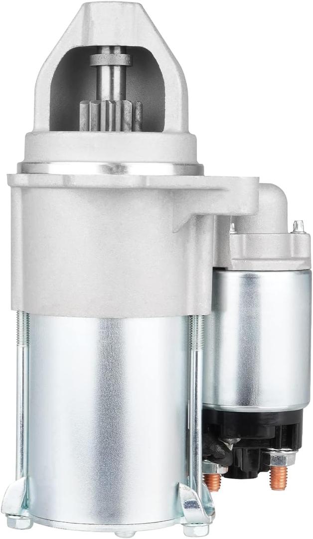 New Starter 2.4 2.4L Fit for 2010-2017 Chevy Equinox for GMC Terrain, for 2008-2014 Malibu, for 2L 2.2L 2.4L Cobalt 2008-2010, Pontiac G5/G6 08-10, for Saturn Sky/Vue, Saab 9-3 08-10, 410-12346, 6947