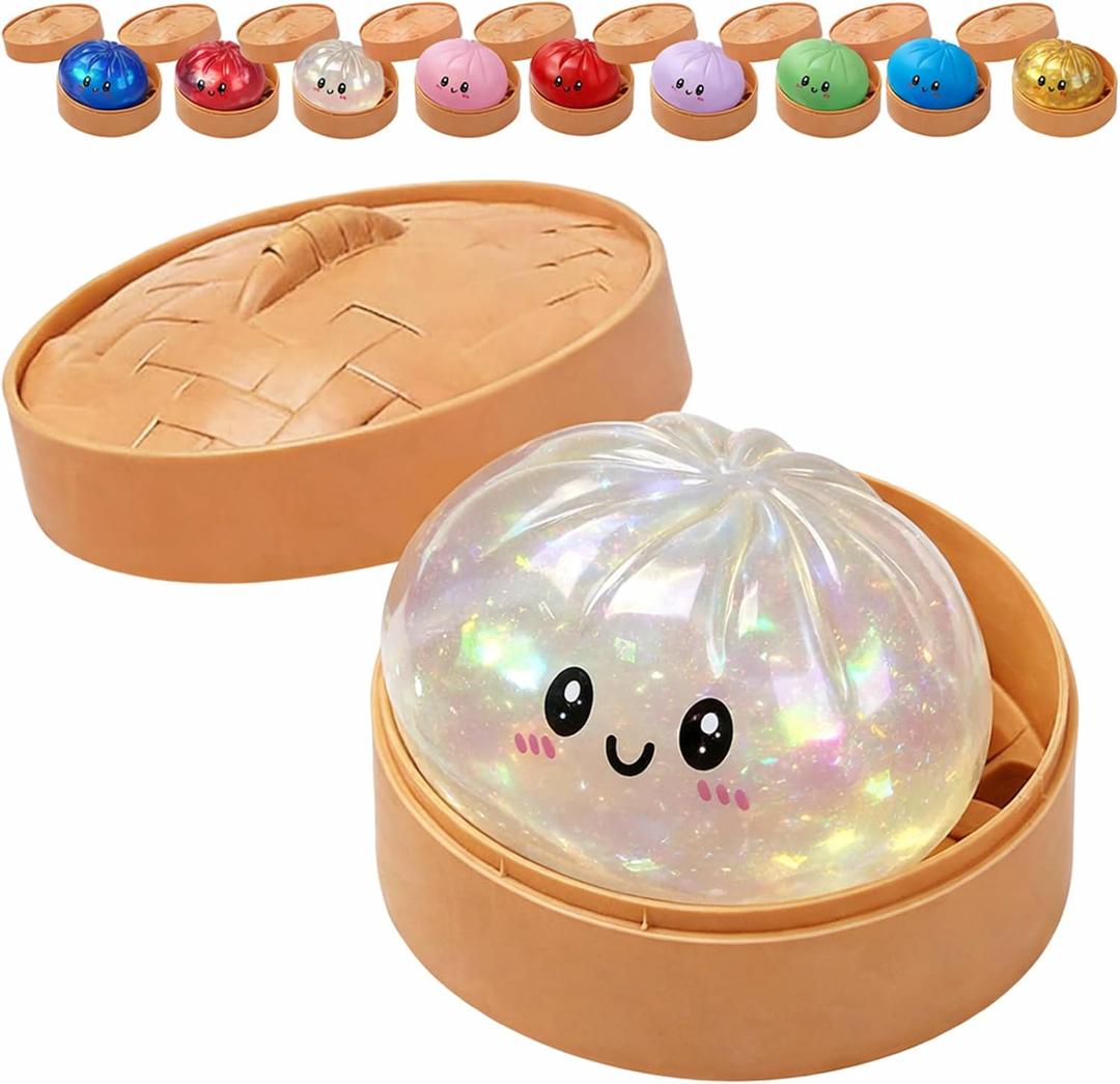 Glitter Dumpling, Glitter Dumpling Squishy with Box