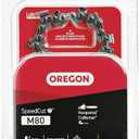 Oregon Chainsaw Guide Bar & Chain Combo, AdvanceCut Replacement for Saw Chains, Bar Length 20" (50cm) with Low Kickback Chain Set, 3/8" Pitch, 0.050" Gauge, 72 Drive Links (584818)