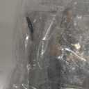 Yookat 40Pcs Mini Christmas Trees Artificial Mini Pine Trees with Wood Base Sisal Trees Bottle Brush Trees Assorted Color for Christmas Decoration Winter Ornaments (Silver)