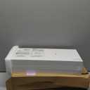 BAYKA White Floating Shelves for Wall – Rustic Wood Wall Shelves with Metal Brackets for Bathroom, Bedroom, Kitchen, or Living Room Decor Organization – Set of 3, Sturdy Storage with 22lb Capacity