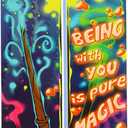 JOYIN 28 Halloween Craft Invitations Cards with Glow in The Dark Sticks for Kids Trick or Treat Party Gift Away, School Classroom Hangout Greeting.