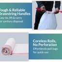 Reli. Tall Kitchen Drawstring Trash Bags 13 Gallon | 500 Count Bulk | Kitchen Garbage Bags | White | 13 Gallon - 16 Gal Capacity