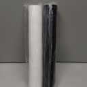 HTVRONT Heat Transfer Vinyl Rolls - 2 Pack 12" x 80ft Black and White HTV for T Shirts, Iron on Vinyl Compatible with Cricut Cutting Machine (White and Black)