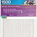 Filtrete 2001-4-HR 16x25 x 1 in. Ultra Allergen Pleated Furnace Air Filter, Purple, MPR 1500, 3 Months - Quantity 4