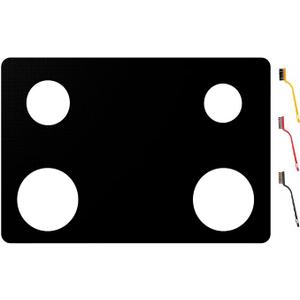 Stove Top Protector for Whirlpool Gas Stove 4 Burner  Compatible with WFG320M0BS WFG320M0BB WFG320M0BW WFG320M0MW WFG320M0MS, Reusable Stove Cover Liners & Splatter Guard