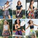 Women's Tennis Golf Skirts Skorts High Waisted Athletic with Shorts Pockets for Workout Casual Running (S)