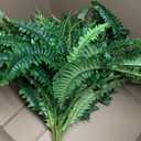 FOREST PRINCE 35" Ferns Artificial Bush Plants Large, 1 Artificial Boston Ferns with 39 Fronds for Outdoors Home Decor