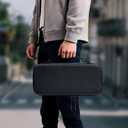 2 x Uxilep Carrying Case Compatible with Nintendo Switch 2 (2025),Portable Hard Shell Carry Case with 10 Game Card Slots,Protective Travel Bag for Nintendo Switch 2 Console Accessories (Black)