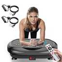 Natini Vibration Plate Exercise Machine, 990 Speeds, 330 lb, Black