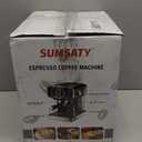 Espresso Machine 20 Bar, Professional Espresso Maker with Milk Frother Steamer Wand, Retro Coffee Maker Cappuccino & Latte Machine for Home, 1.8L Removable Water Tank, Off-white