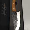 Chef Knife - Perfect Kitchen Knive for Cooking, Chopping. Japanese Steel Knife for Home, Camping, BBQ. For Balance & Control, 5.8 Inch