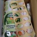 Supermarket Shopping Cart for Kids, 31PCS Shopping Trolley Cart Toy with Play Food Shop Accessories, Pretend Play Shopping Basket Grocery Store Games for Toddlers Boys Girls Ages 3+ (Green)