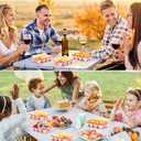 50pcs Cherry Food Trays, Kraft Paper Food Holder Trays Cherry Serving Snack Boats Birthday Paper Serving Hot Dog Plates Fruit Theme Party Supplies for Birthday Decorations