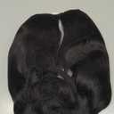 huarisi Water Wave Wigs Human Hair for Black Women Glueless None Lace U Part Wigs 150% Density Natural Color 12 Inch