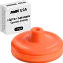 Jmoe USA Improved Lid For Gatorade Water Bottle | Fits Squeezable 32 oz and 30 oz Versions | Faster Flow Valve and Easy Twist Grip | Made With Food-Grade Materials (1-Pack)