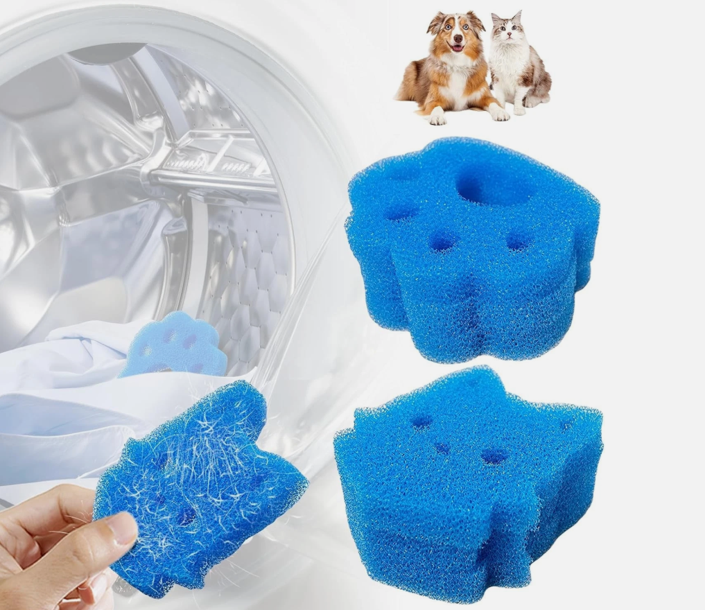 Reusable Pet Hair Remover for Laundry, Effective Cat & Dog Hair Catcher for Washer & Dryer, Lint and Fur Remover for Clothes, Bedding, Safe and Durable for All Fabrics (6)