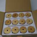 [ 12pcs Set ] Glass Cups with Bamboo Lids and Glass Straw - Beer Shaped Drinking Glasses, 16 oz Iced Coffee Glasses, Cute Tumbler Cup for Smoothie, Boba Tea, Whiskey, Water - 4 Cleaning Brushes