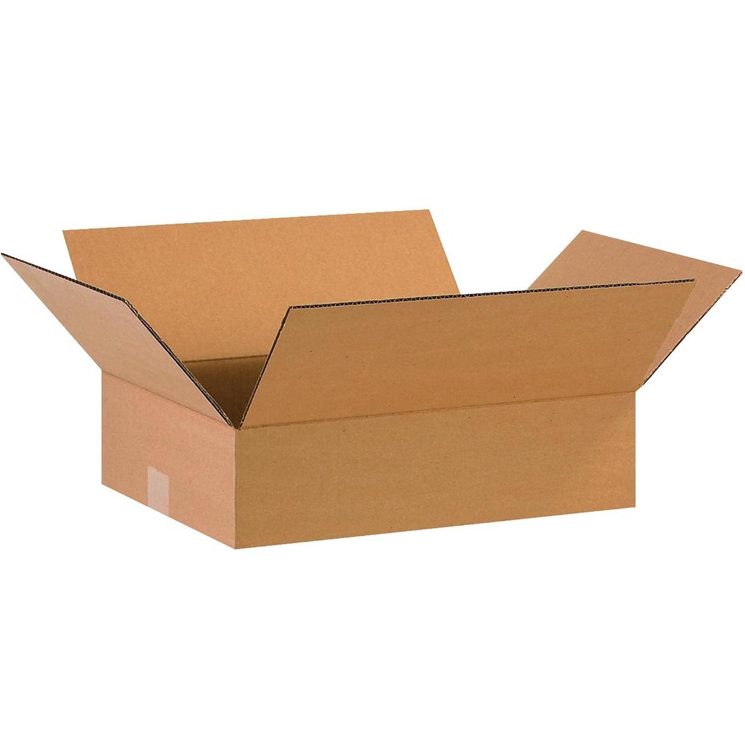 TAPE LOGIC 16 x 12 x 4 Corrugated Cardboard Boxes, Flat 16"L x 12"W x 4"H, Pack of 25 | Shipping, Packaging, Moving, Storage Box for Home or Business, Strong Wholesale Bulk Boxes