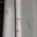 RoomMates RMK10853WP Pink Synchronized Geometric Peel and Stick Wallpaper 20.5" x 16.5 feet, White
