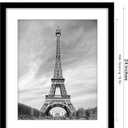Abtgt 20x24 Picture Frame Set of 3, Display Pictures 16x20 with Mat or 20x24 without Mat, Poster Frame for Wall Mounting Display, Black