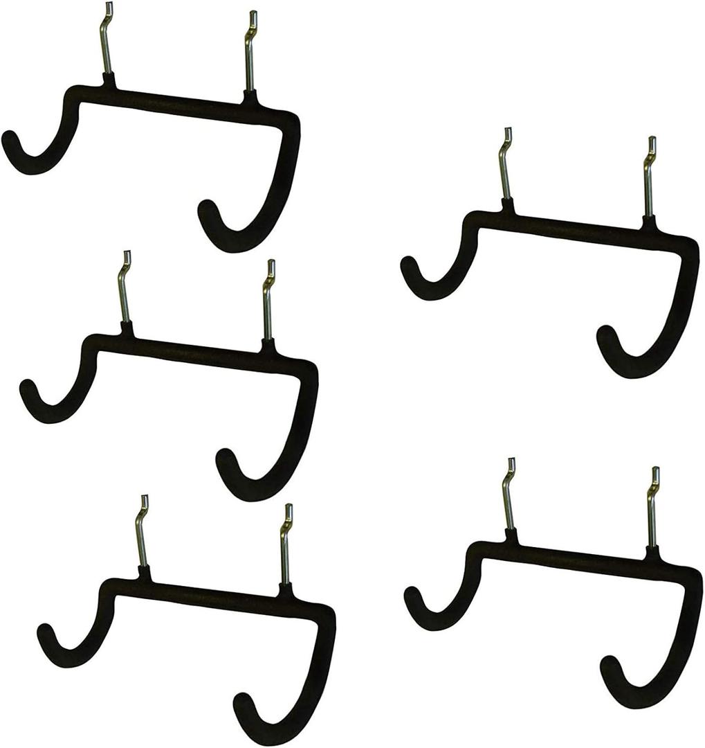 5PCS Pegboard Drill Holder with Double Hooks and Accessories Bag for Power Tools