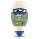 Best Foods Mayonnaise Dressing Olive Oil Mayo Squeeze Condiment for Simple Meals Rich in Omega 3-ALA 20 oz (EXP 04/09/26)