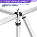 Backdrop Stand Heavy Duty 10x10Ft, Adjustable Metal Frame Pipe and Drape,Background Stand for Wedding Birthday Party Decorations