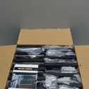 TSUNESLUX 12 Pack Solar Post Cap Lights Outdoor, 2 Modes (Warm/White Light) Black Fence Post Solar Powered Lights Waterproof for 5x5, 5.5x5.5, 6x6 Wooden/Vinyl Posts Decorate Garden Deck Patio Porch