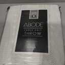 Throw, Soft & Cozy Cotton Blanket, Cable Knit Home Decor (Dublin White, 50" x 70")