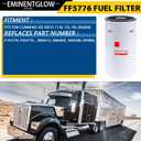 FF5776 Fuel Filter Compatible With Replaces Cummins ISX ISX15 11.9L 15L 16L Engine Replace 2864993 3685306 BF9885 P555776 5599456 FF5825NN Set Of 6