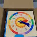 WOODMAM Wooden 7-in-1 Activity Cube, Montessori Toys for 1 Year Old Toddlers, Baby Educational Developmental Toys, One Year Old Boys Girls First Birthday Gifts with Bonus Sorting & Stacking Board (Blue)