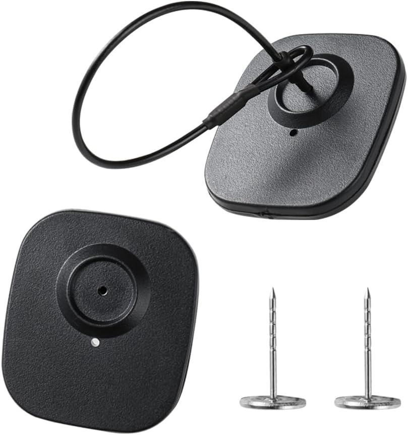 250Pcs 8.2Mhz RF Security Clothing Tags Black Retails EAS Clothes Tag with 250 Pins and 100 Lanyards 250Pcs 8.2Mhz RF Security Clothing Tags Black Retails EAS Clothes Tag with 250 Pins and 100 Lanyards